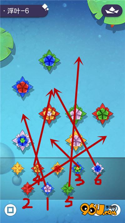 碧莲游戏浮叶第6关怎么过_96u手游网