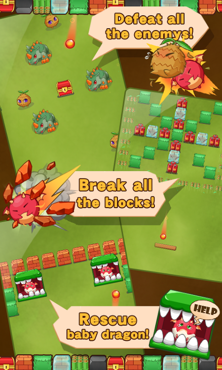 Brick Breaker DragoniOS版游戲截圖1