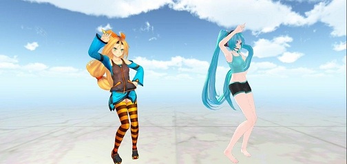 初音未来尤尼提酱共舞安卓版游戏截图3