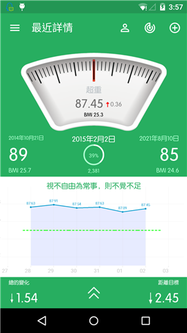 體重記錄器安卓版游戲截圖3