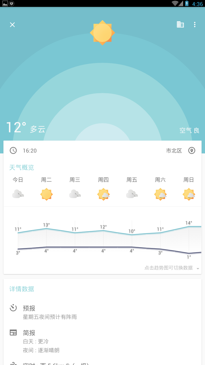 几何天气app游戏截图1