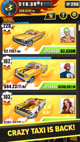 Crazy Taxi Gazillionaire安卓版游戏截图2