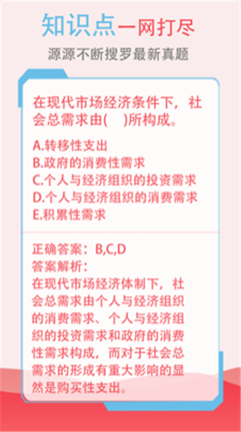 经济师押题库游戏截图2